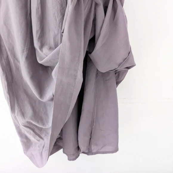 Margit Brandt Danish Designer Romatic Ruffled Lavender Mini Dress * Size Medium - Picture 7 of 8